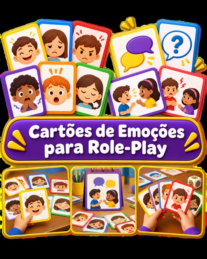 Bônus 1 — Cartões de Emoções para Role-Play